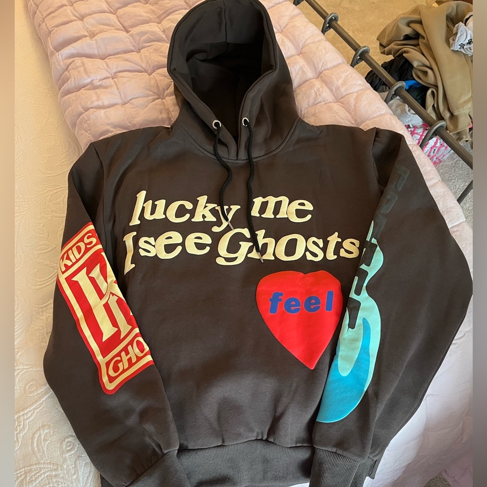 NWOT lucky me i see ghosts kanye west hoodie